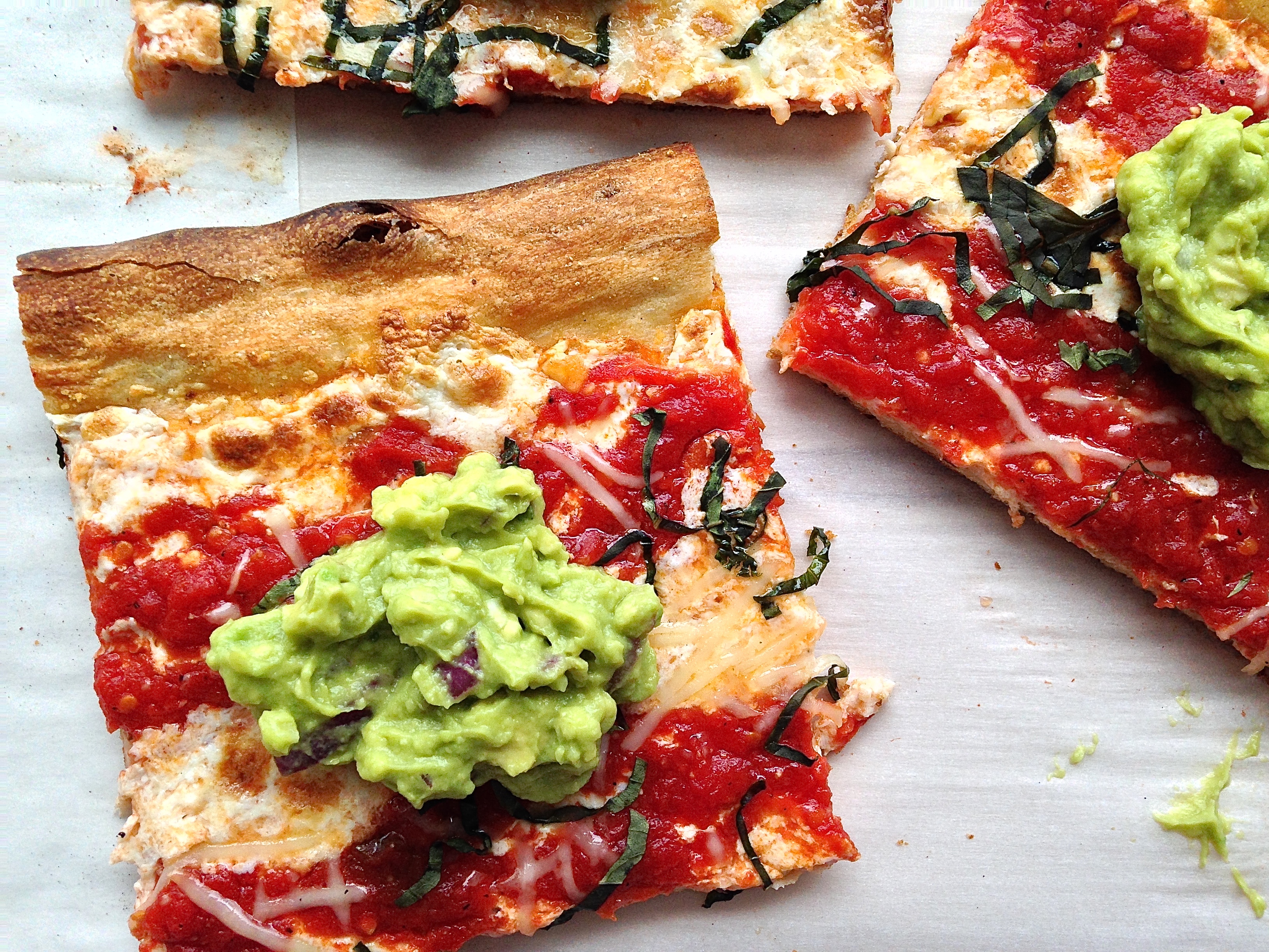 Pizza With Guacamole Guacamole Pizza