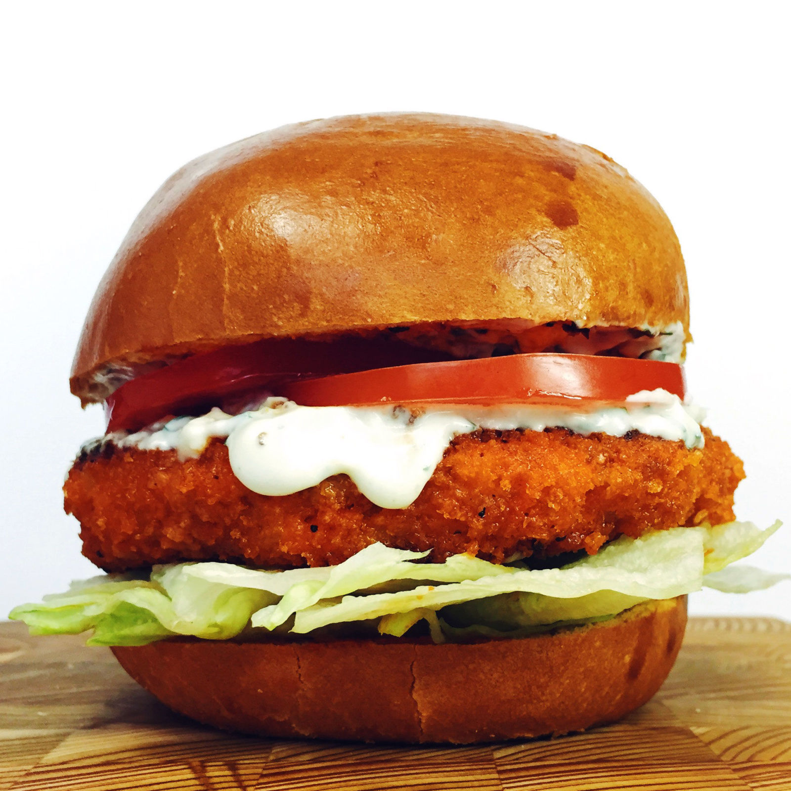 Buffalo Chicken Burger with Blue Cheese Ranch Buffalo Chicken Burger with Blue Cheese Ranch