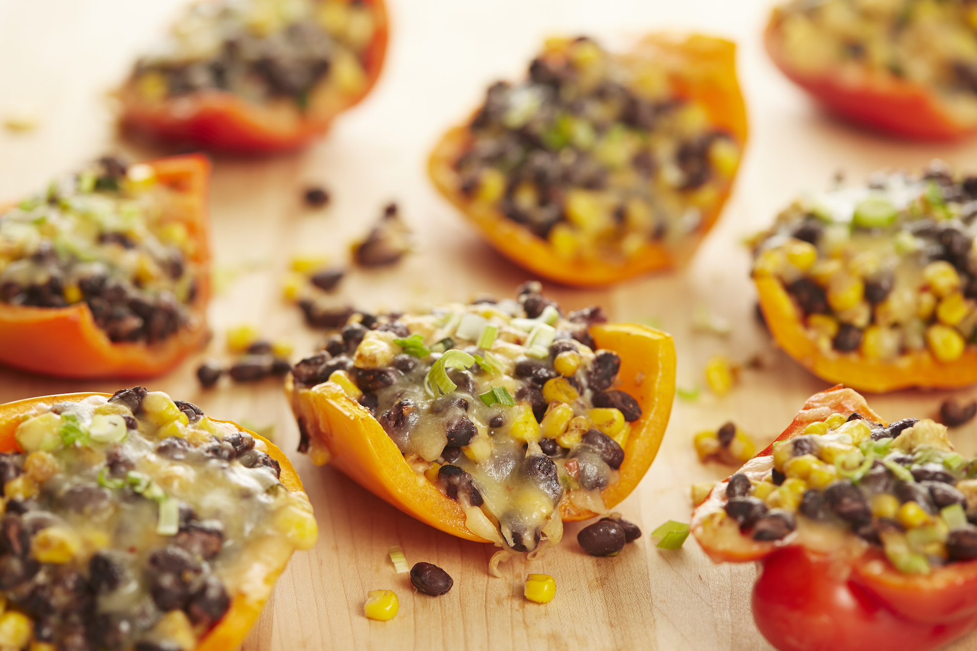 Best Stuffed Peppers with Black Beans and Corn Recipe How to Make