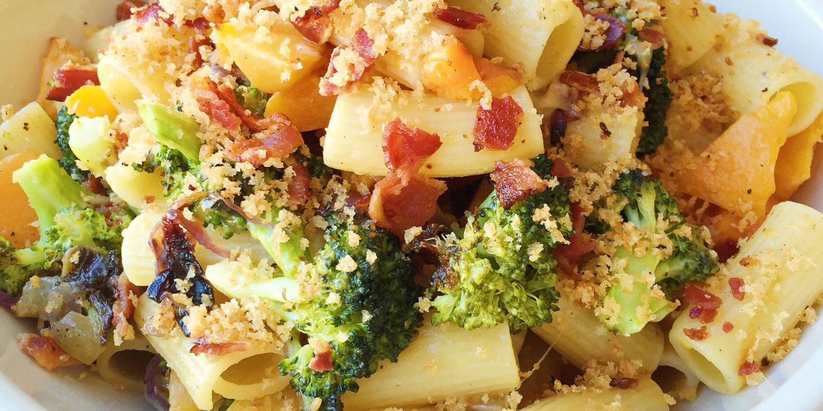 Rigatoni with Roasted Broccoli, Kale Salad, Vegetarian Enchilada, Beef Stew, Pork and Spinach