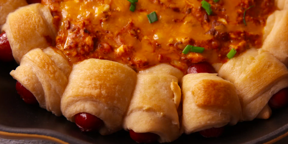 Crescent Roll Hot Dogs With Chili Crescent Roll Hot Dogs With Chili