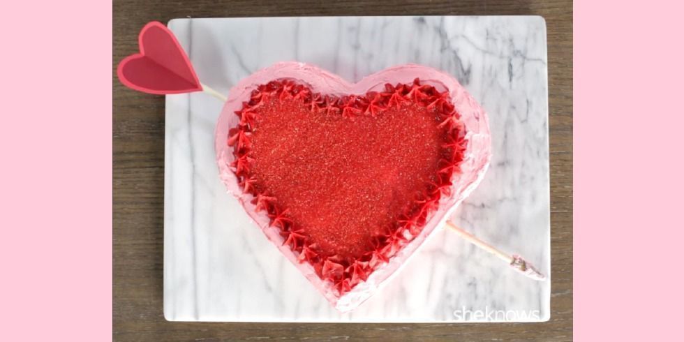 How to Make a Heart-Shaped Cake - Valentine s Day Dessert Recipes