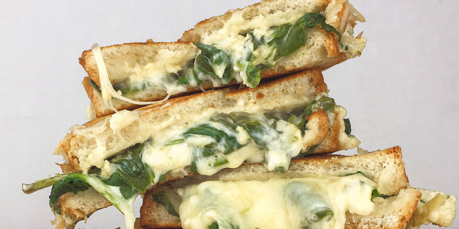 Spinach Artichoke Grilled Cheese Recipe