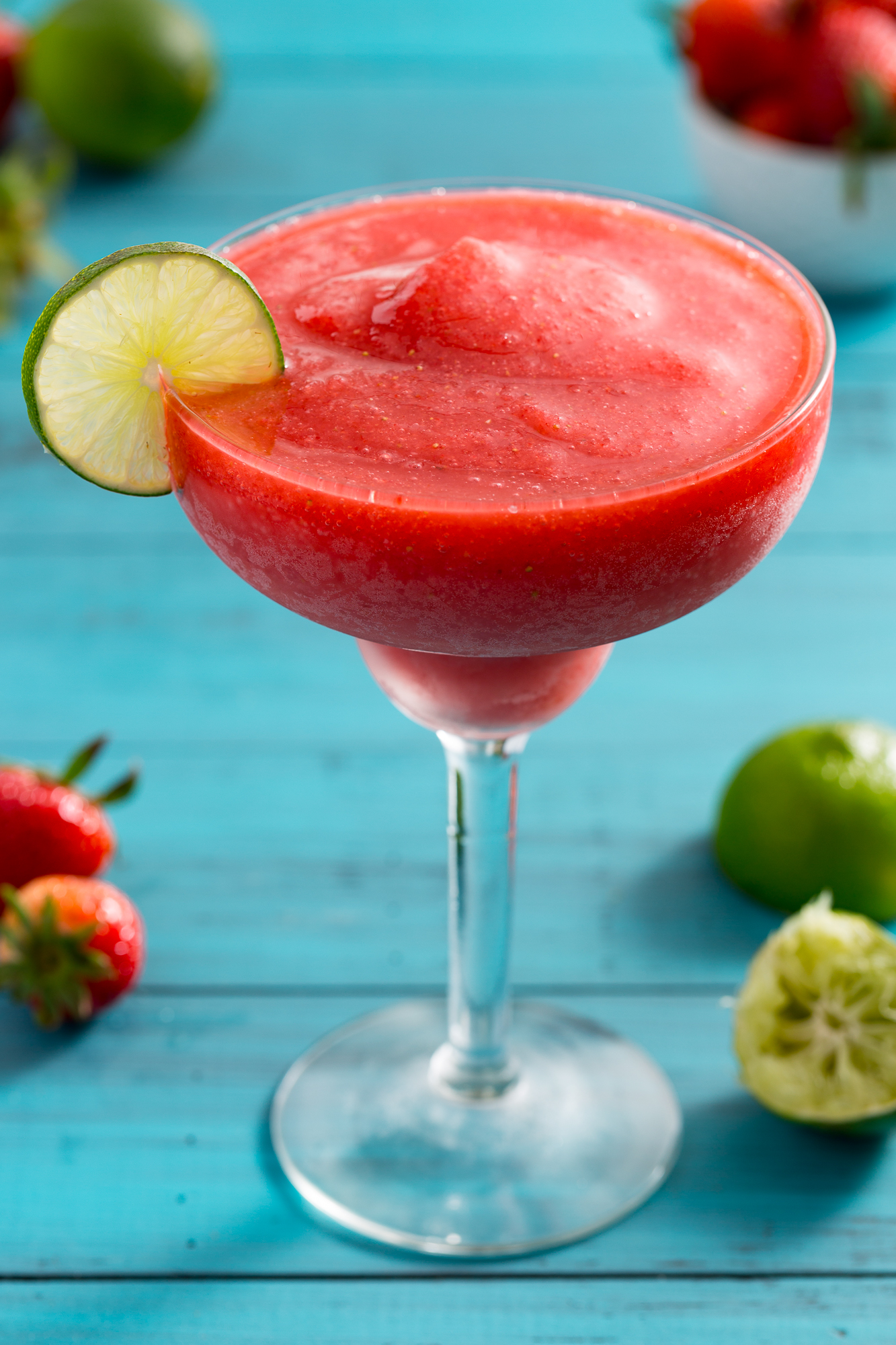 Easy Frozen Strawberry Daiquiri Recipe - How to Make a Strawberry Daiquiri