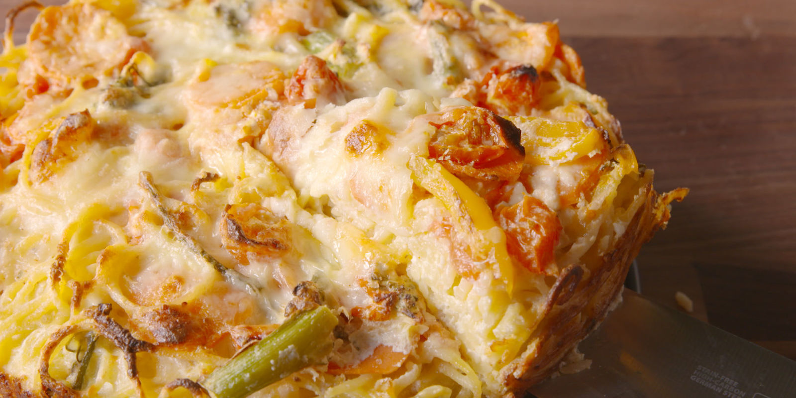 Veggie Spaghetti Pie