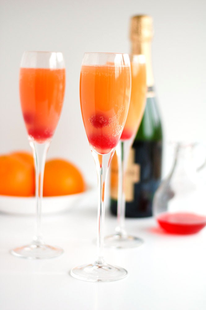 pink champagne mimosa recipe
