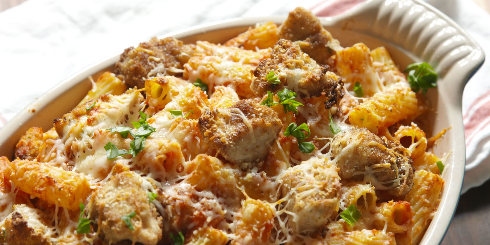 Chicken Parm Rigatoni Bake Best Casserole Recipes