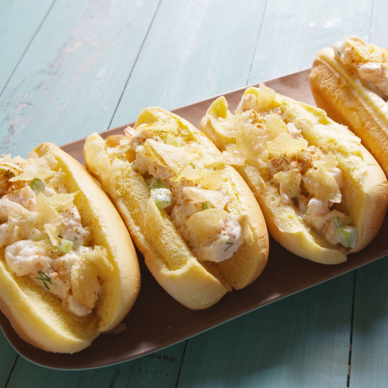 Potato Chip Shrimp Rolls Shrimp Roll Recipe