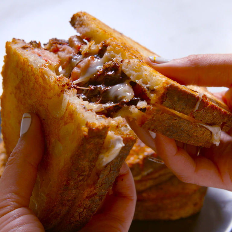 Chocolate Brie Grilled Cheese Recipe
