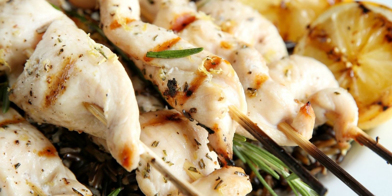 Best LemonRosemary Chicken Kebabs Recipe How To Make Kabobs