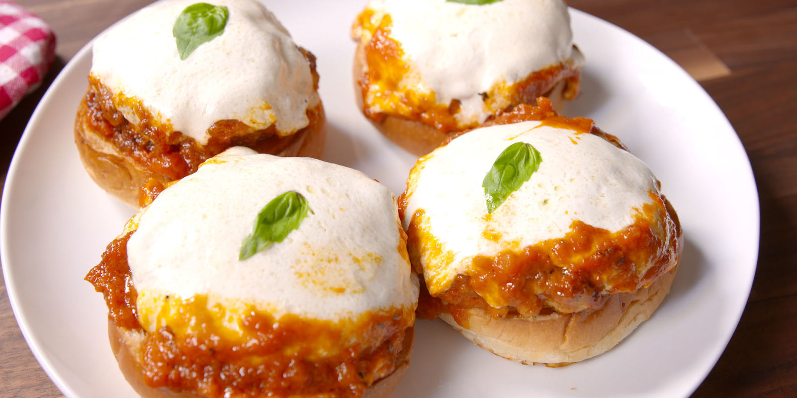 Cooking Chicken Parm Burgers Video Chicken Parm Burger Recipe How To