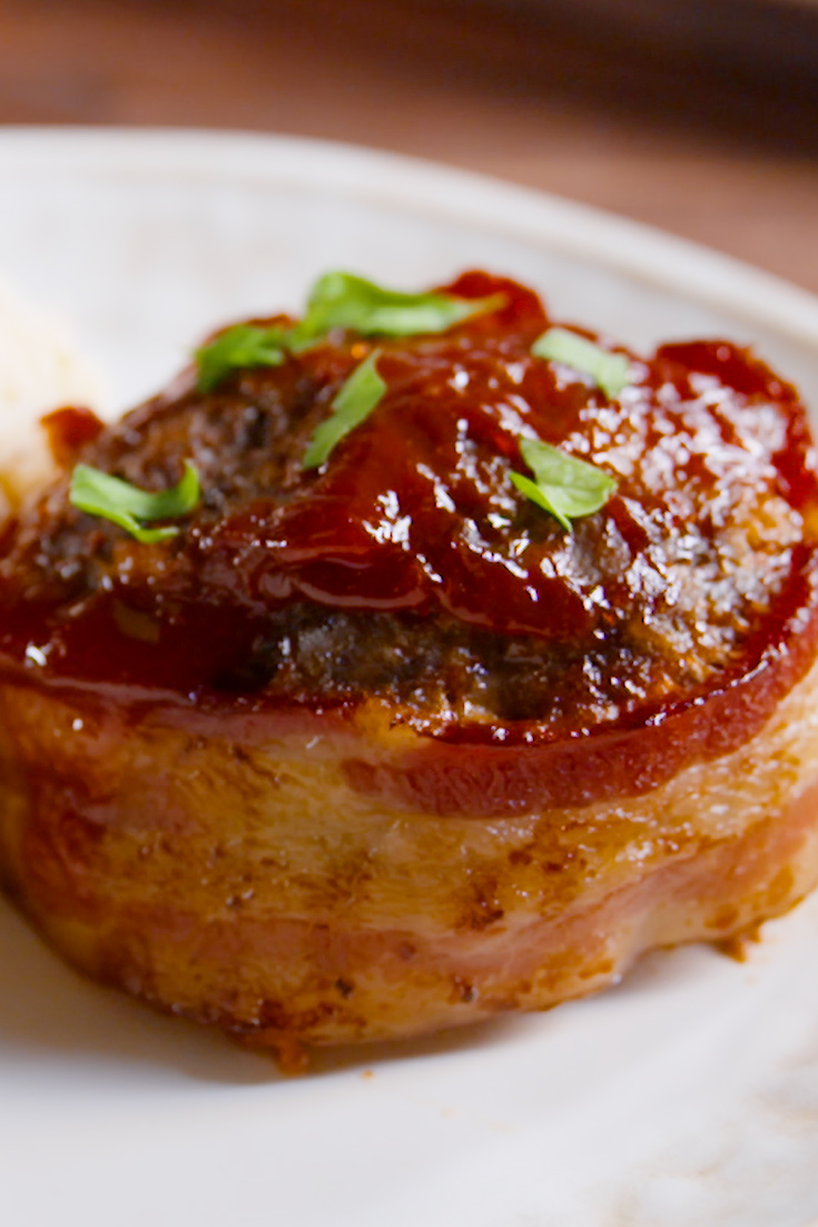 Best Bacon Mini Meatloaves Recipe