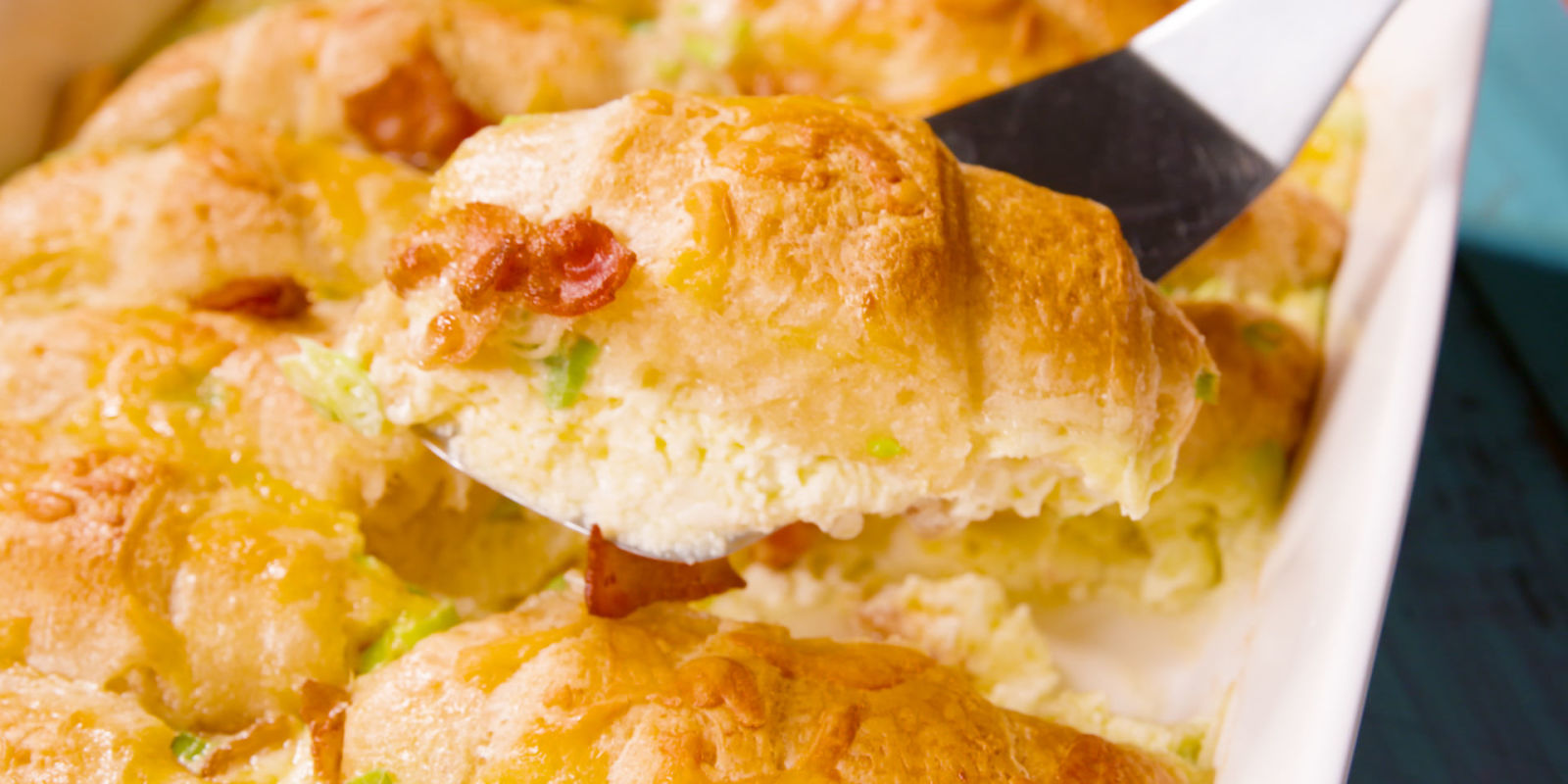 Baking Breakfast Crescent Casserole Video Breakfast Crescent