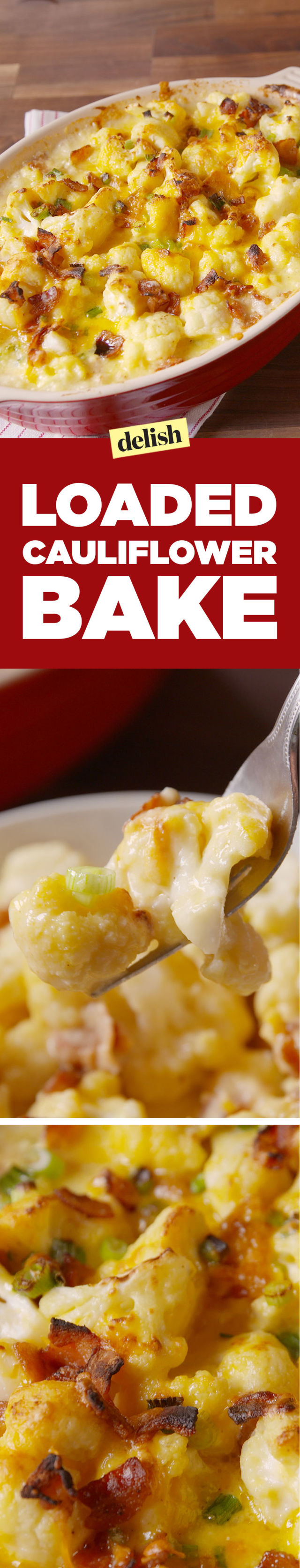 Best Loaded Cauliflower Bake RecipeHow To Make Loaded Cauliflower Bake