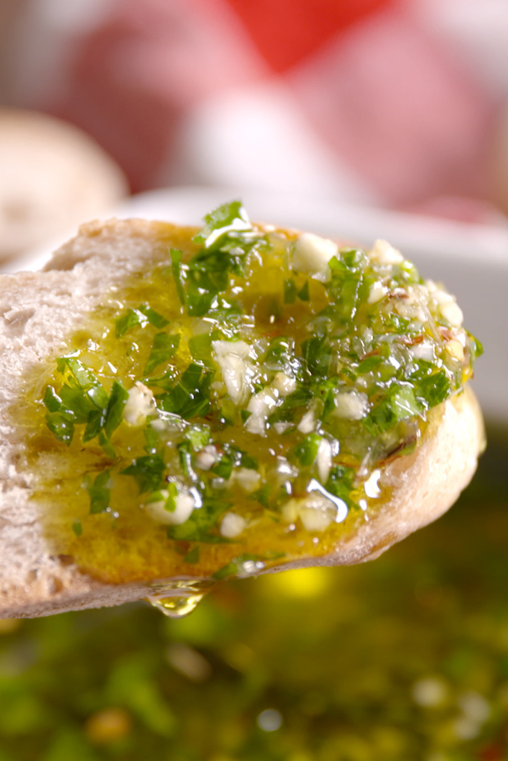 Best Garlicky Dipping Oil RecipeHow To Make Garlicky Dipping Oil