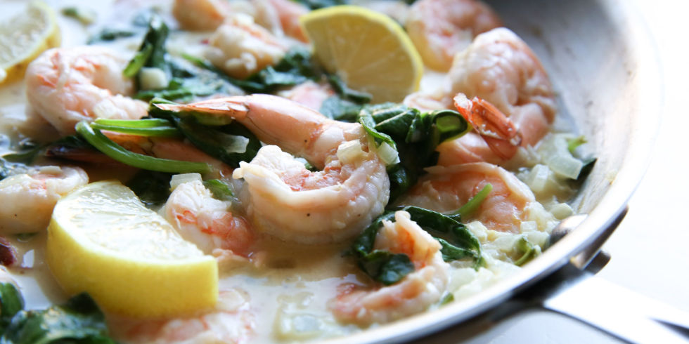 Easy recipes with shrimp and spinach Easy recipes with shrimp and spinach