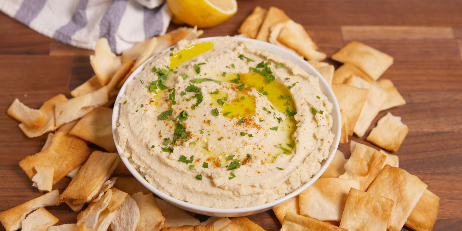 Making Cauliflower Hummus — Cauliflower Hummus Recipe How To Video