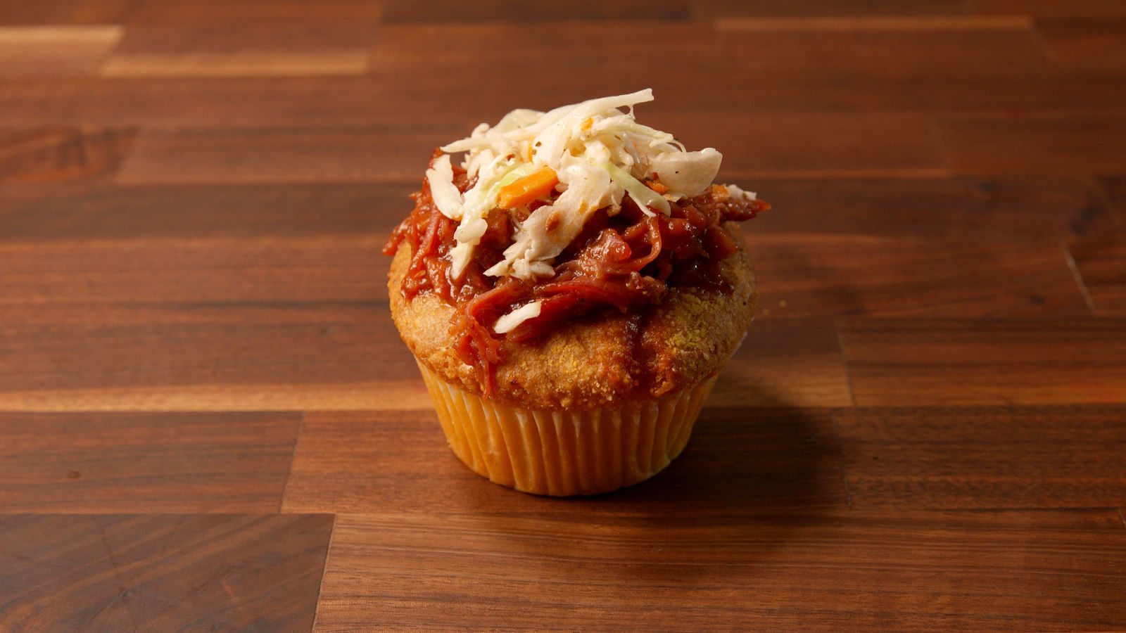 Easy Pulled Pork Cornbread Cups Recipe