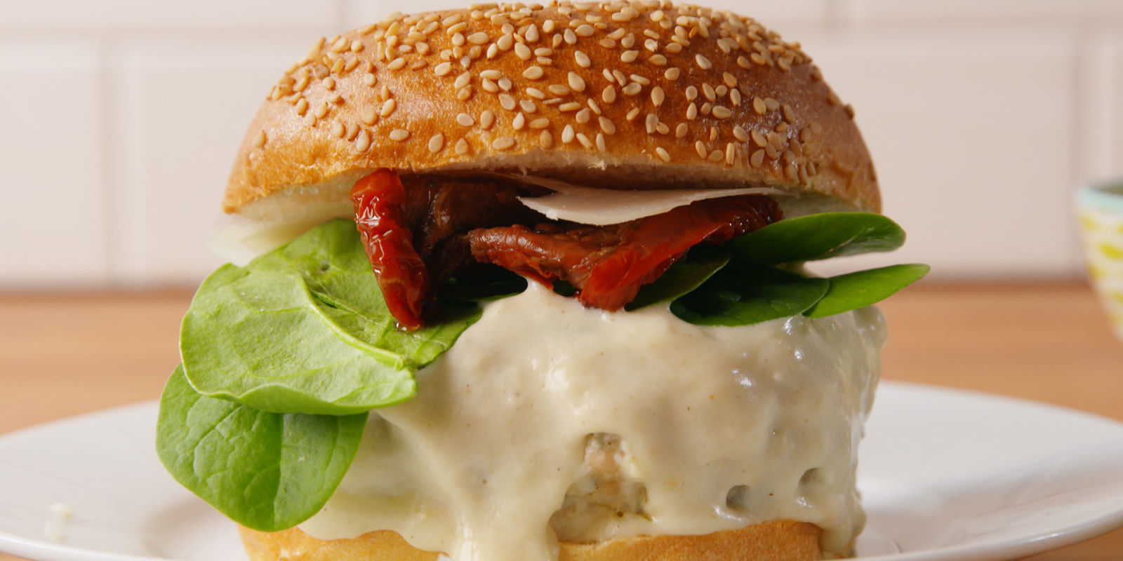 Best Chicken Alfredo Burgers Recipe How to Make Chicken Alfredo Burgers