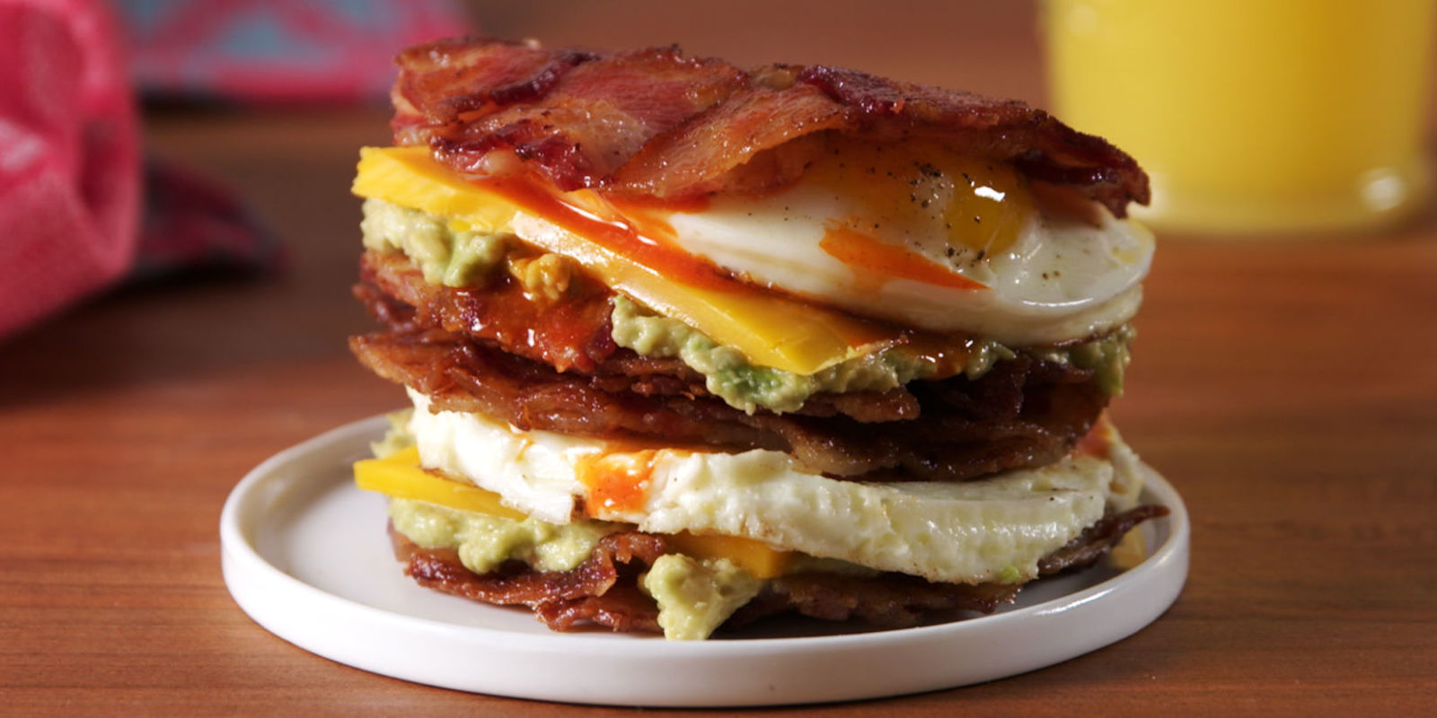cooking bacon weave breakfast sandwich how to bacon easy christmas dinners for a crowd