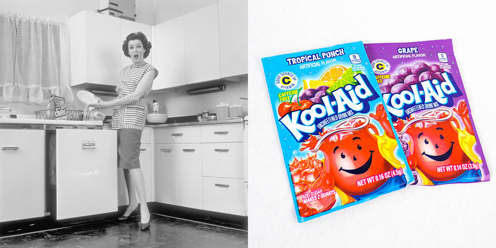 Lemonade KoolAid Dishwasher Cleaning Trick