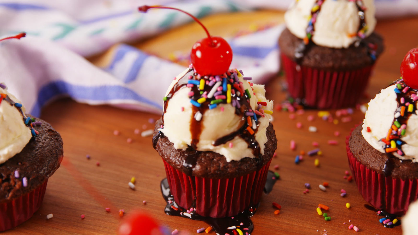 Baking Ice Cream Sundaes Video — Ice Cream Sundaes