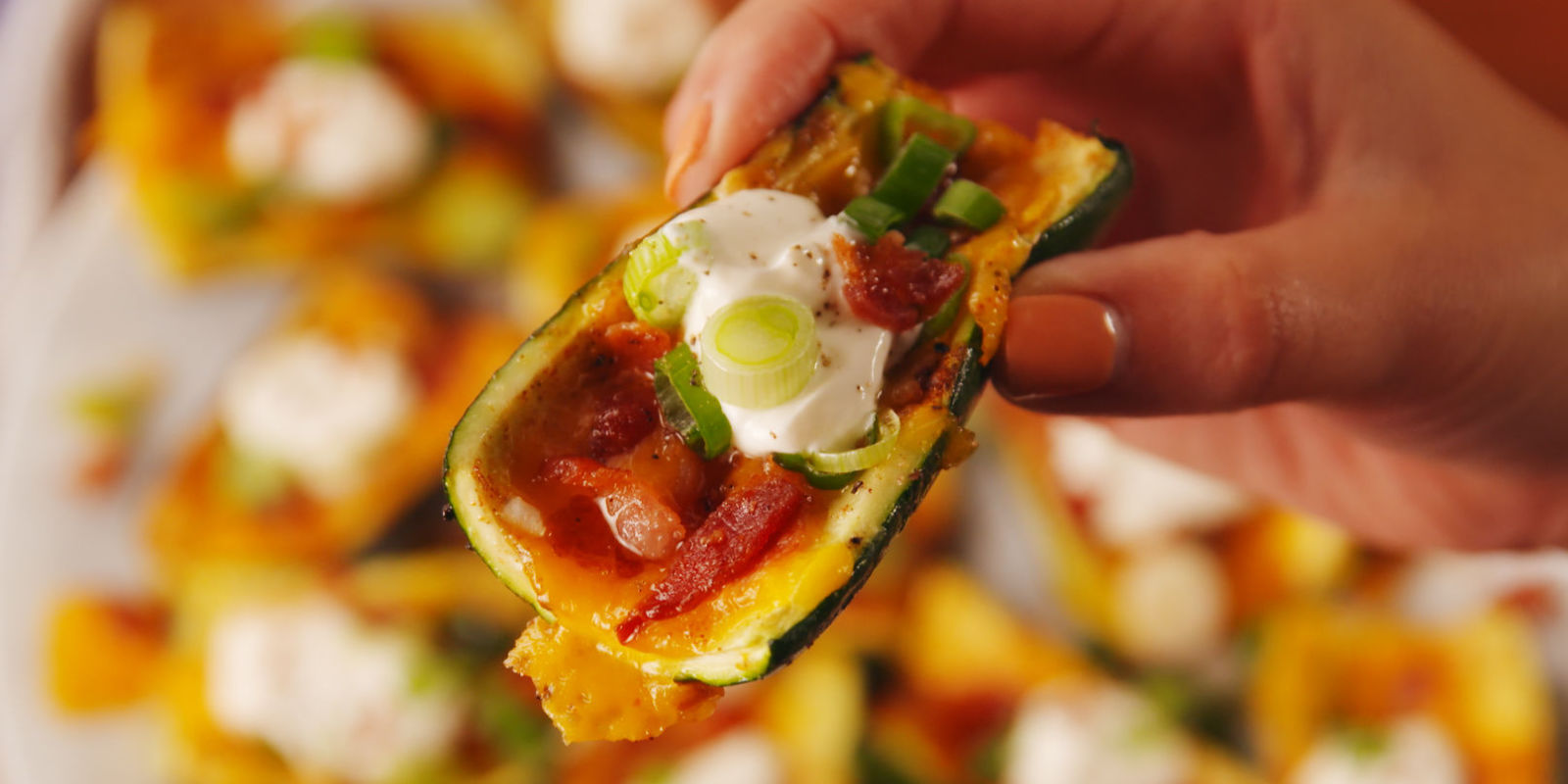 Best Loaded Zucchini Skins Recipe How to Make Loaded Zucchini Skins