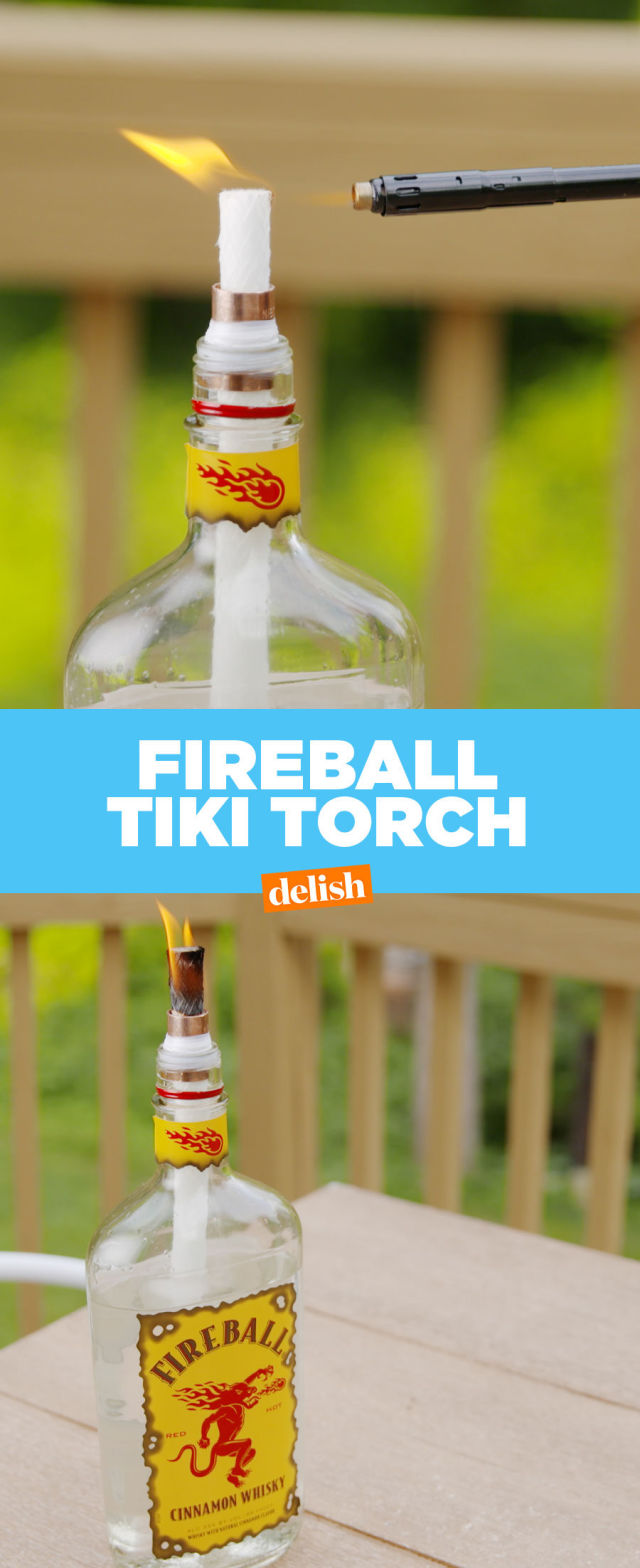 You Can Turn A Bottle Of Fireball Into A Tiki Torch
