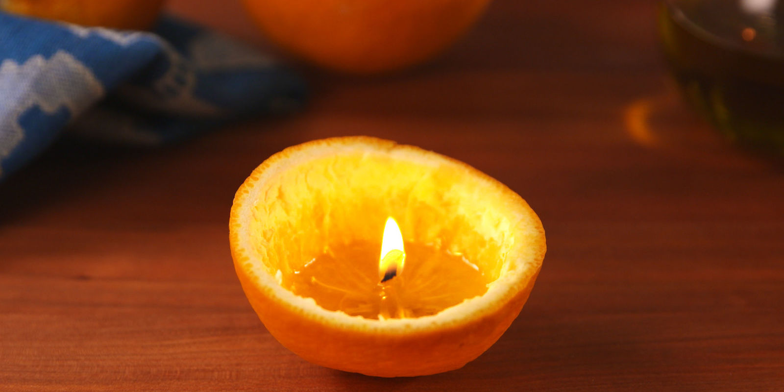 How To Turn An Orange Into A Candle Orange Candle How To Video