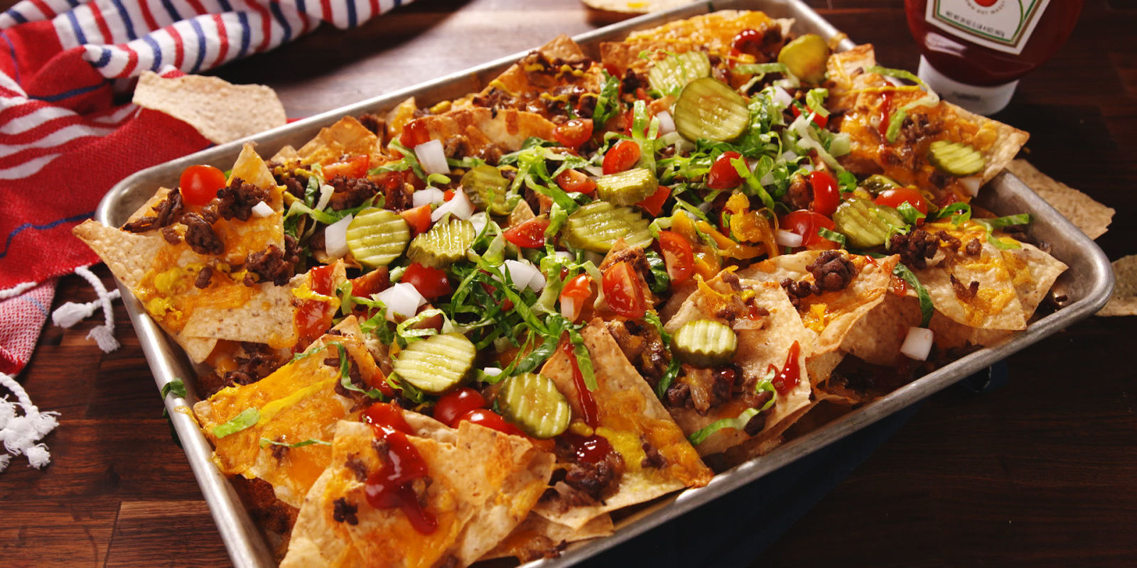 Best Cheeseburger Nachos Recipe How to Make Cheeseburger Nachos