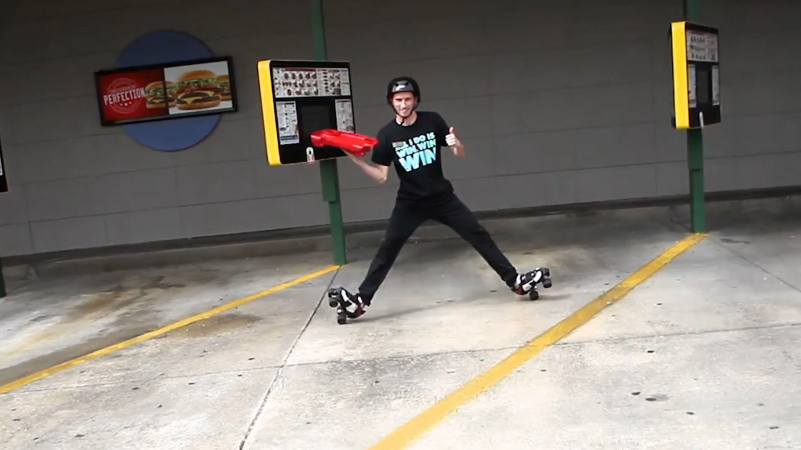 Grab Some Chili Cheese Fries And Watch What Happens When Sonic's Skating Carhops Compete For