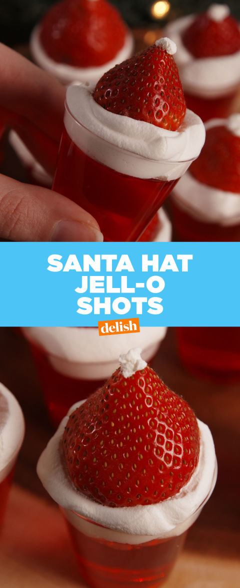 Best Santa Hat Jell O Shot Recipe How To Make Santa Hat Jell O Shots
