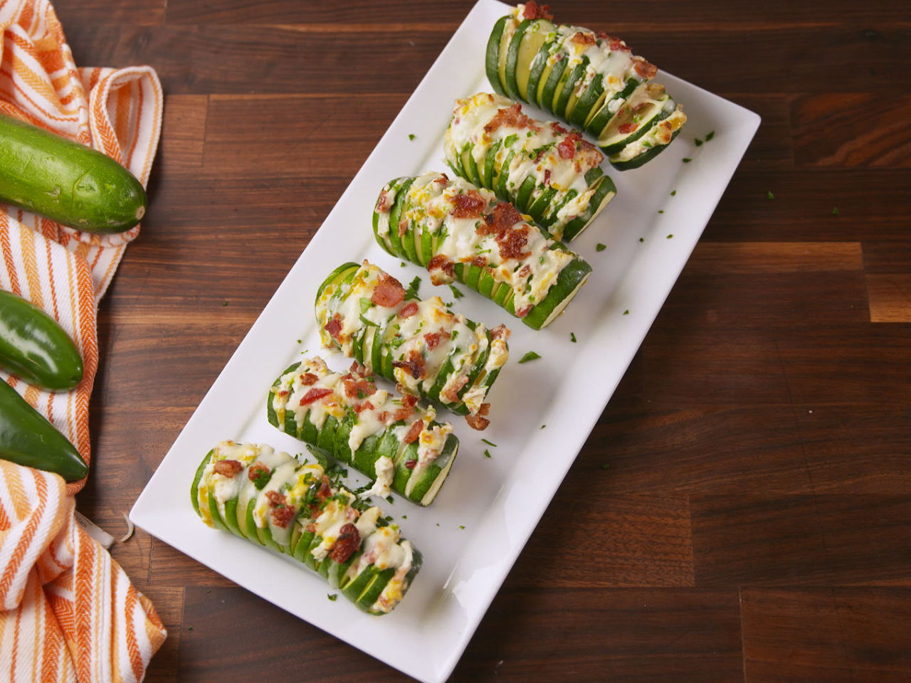 Best Jalapeno Popper Stuffed Zucchini Recipe - How to Make