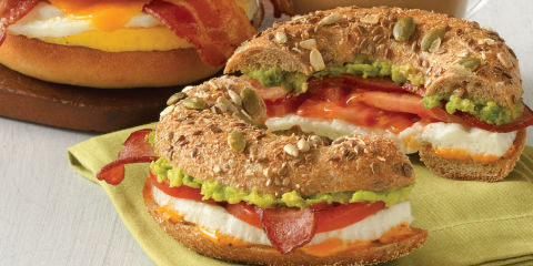 Einstein Bros. Bagels' new egg sandwiches.