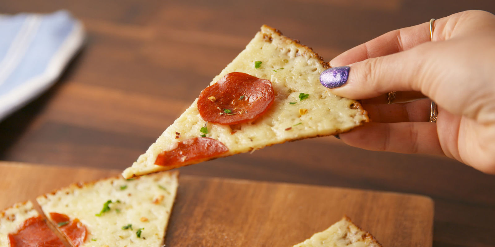 Crustless Pepperoni Pizza