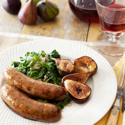 2019 year - Maple-Glazed Sausages and Figs 2019 year