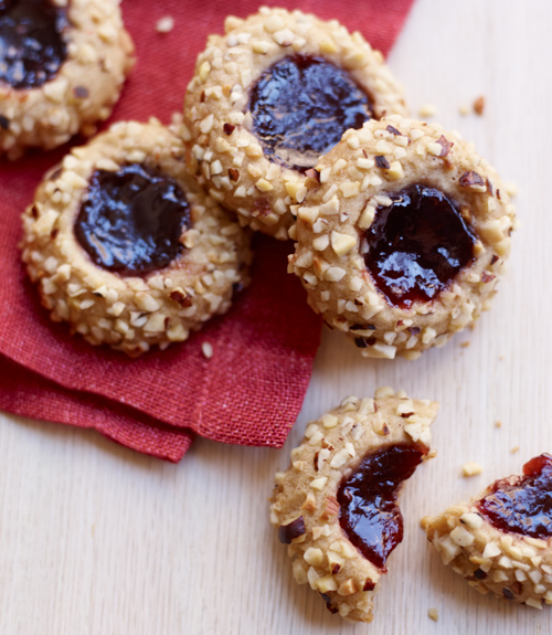 Hazelnut Linzer Thumbprints Recipe Cookie Recipes at