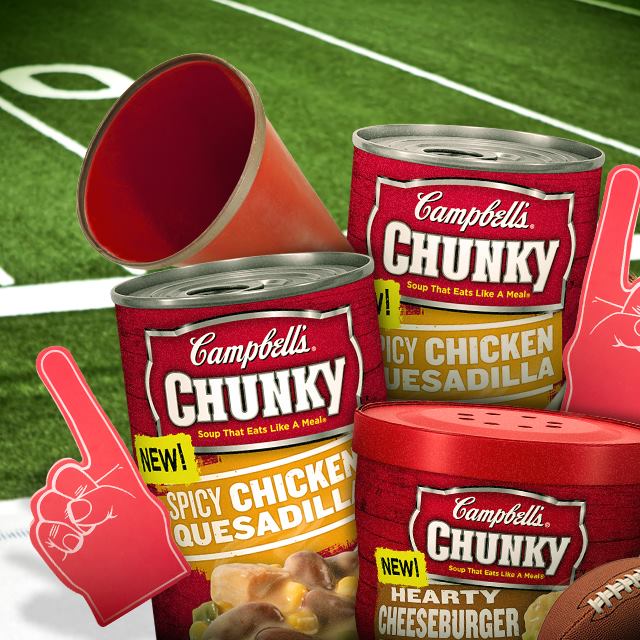 New Campbell's Soup Flavors NFL Inspired Soups