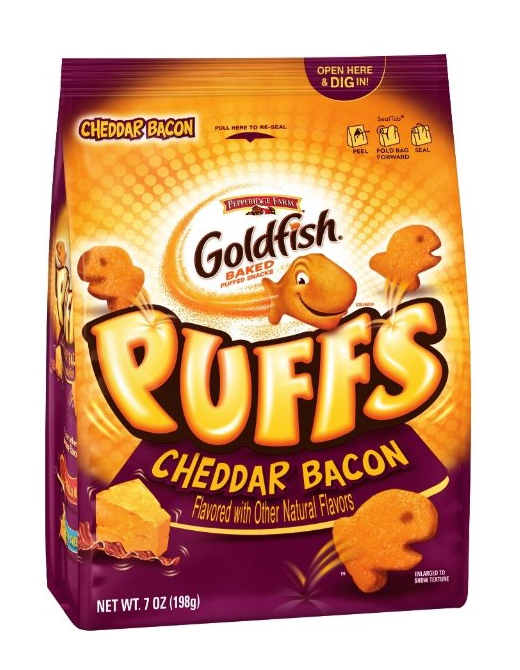 Cheddar Bacon Goldfish New Goldfish Flavor