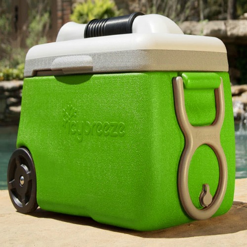 The Cooler That Also Cools You Icy Breeze Cooler