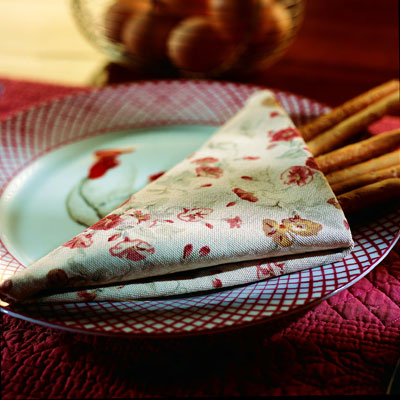 Place it on the center or to the side of a plate, or use it on a buffet or sideboard.