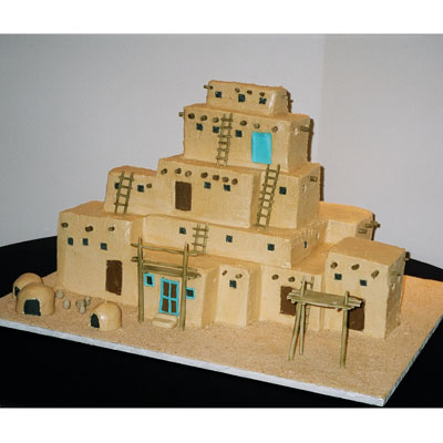 Model pueblo house Model pueblo house