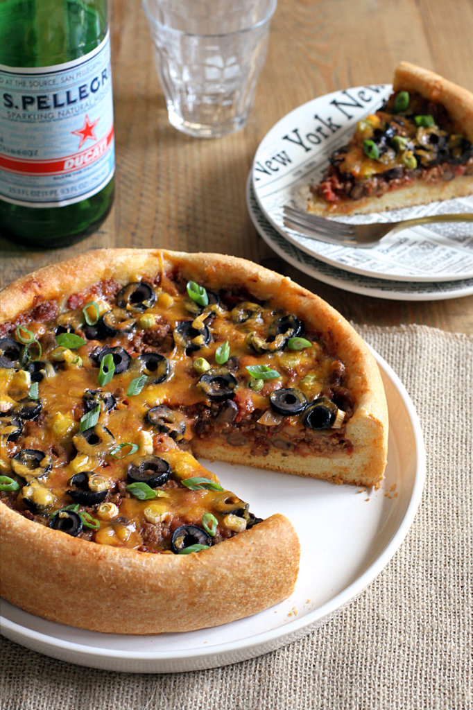 Deep Dish Pizza Recipes Homemade Deep Dish Pizza